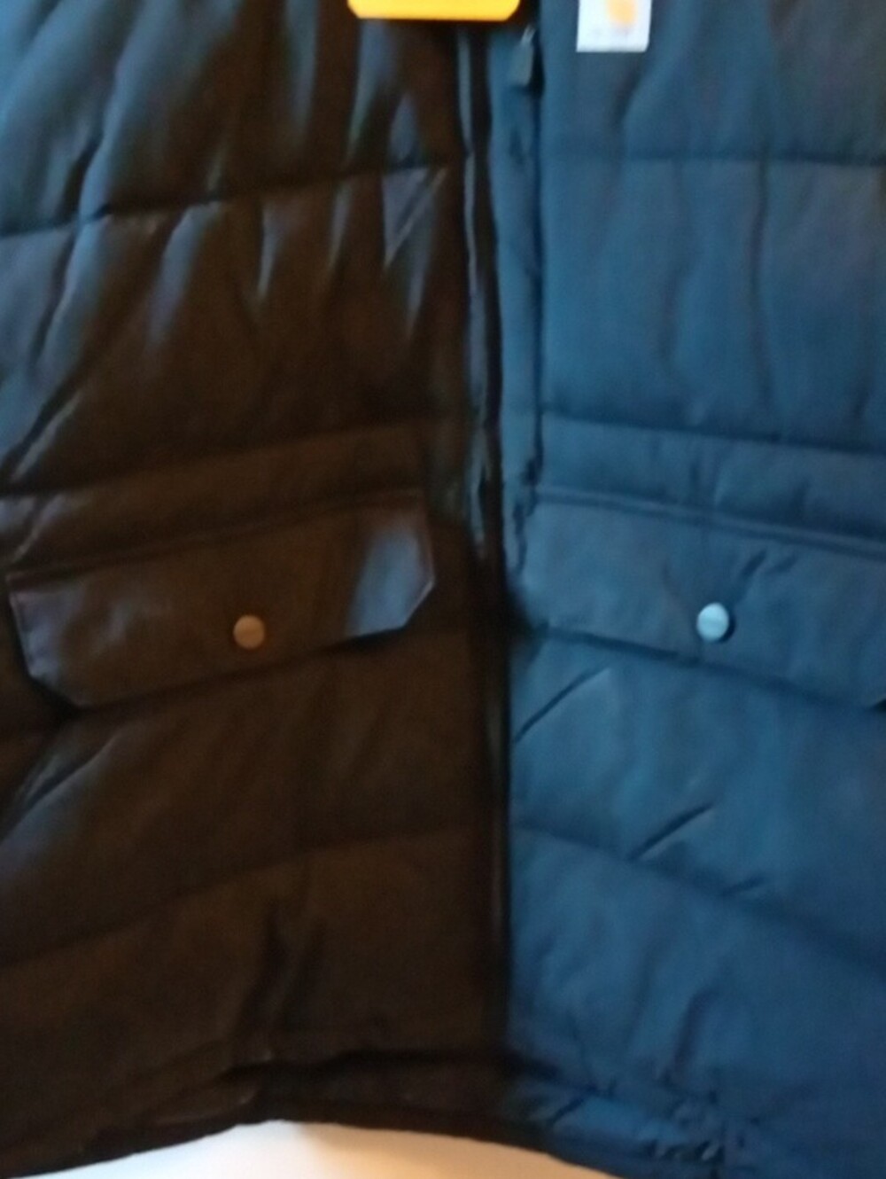 Carhartt Rain Defender Black Quilted Hooded Puffer Coat Womens - Picture 4 of 11